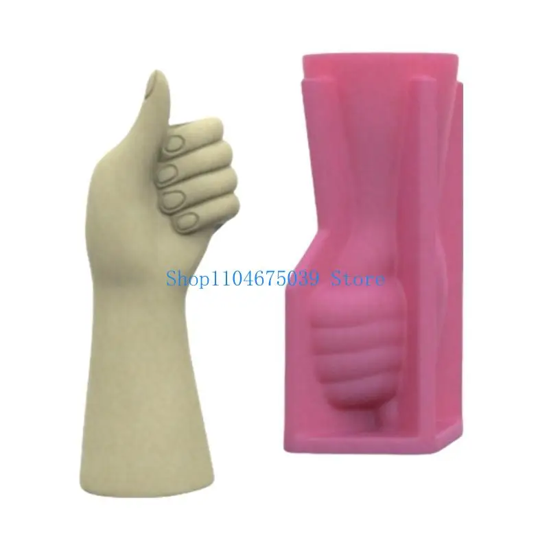 

5asd Silicone Vase Molds Planter Mold Gesture Silicone Flowerpot Mold Pen Holder Moulds Suitable for Crafting