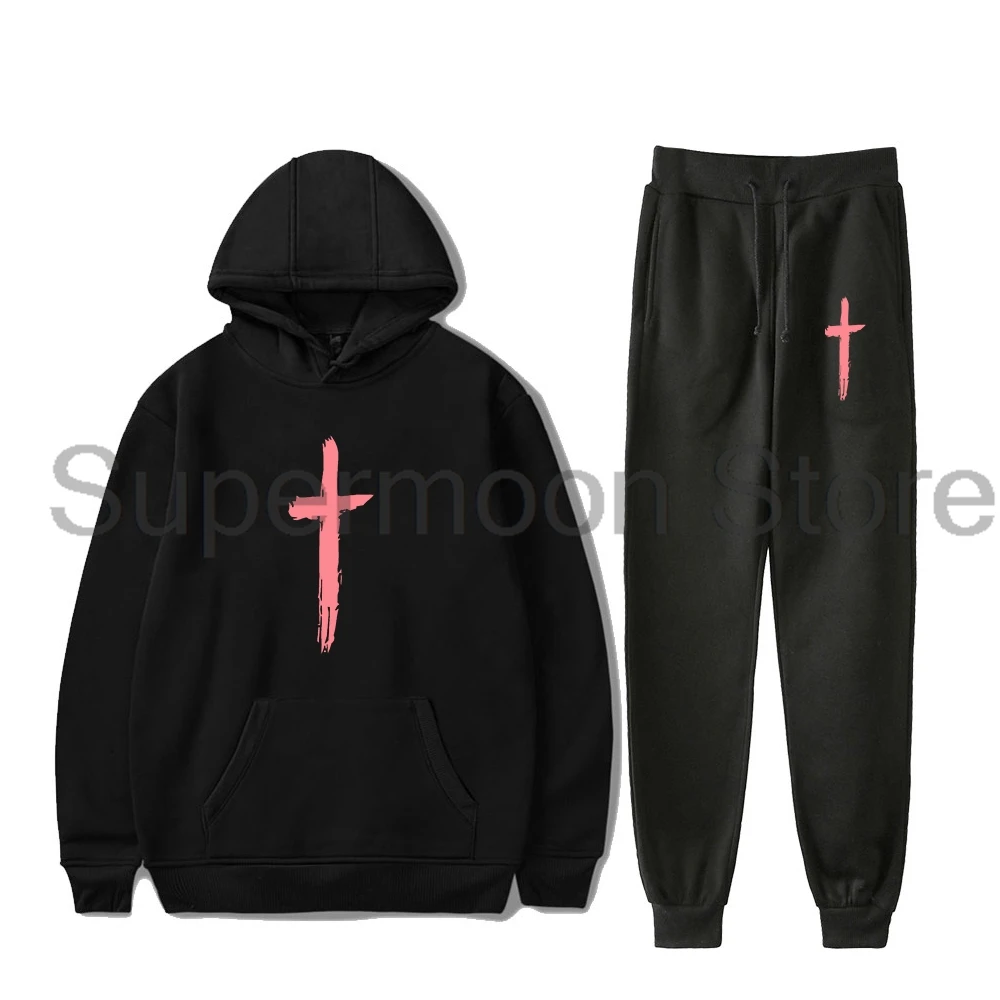 

Saint JHN Merch Hoodies Jogger Pants Two Piece Set Sweatshirts+Sweatpants Men Women's Set Trendy Outfit Sets