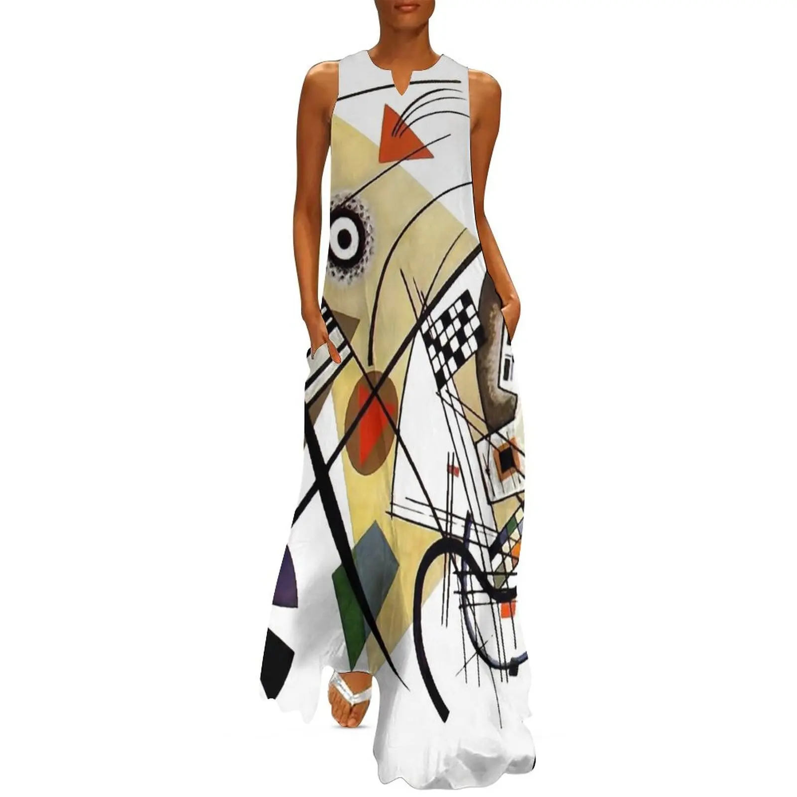 

Kandinsky Traverse Line, 1923 Long Dress summer dress korean women Casual dresses