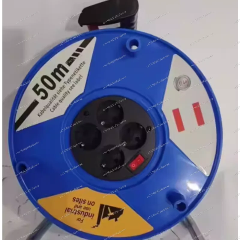 Outdoor Cable Reel | 20m 30m 50m Extension Power Cord Cable Reel for Outdoor Use