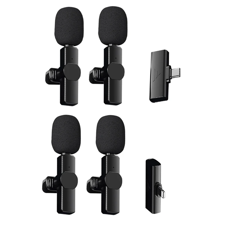 Super Battery Life Microphone For Iphone Ipad Android Live Recording Interview B