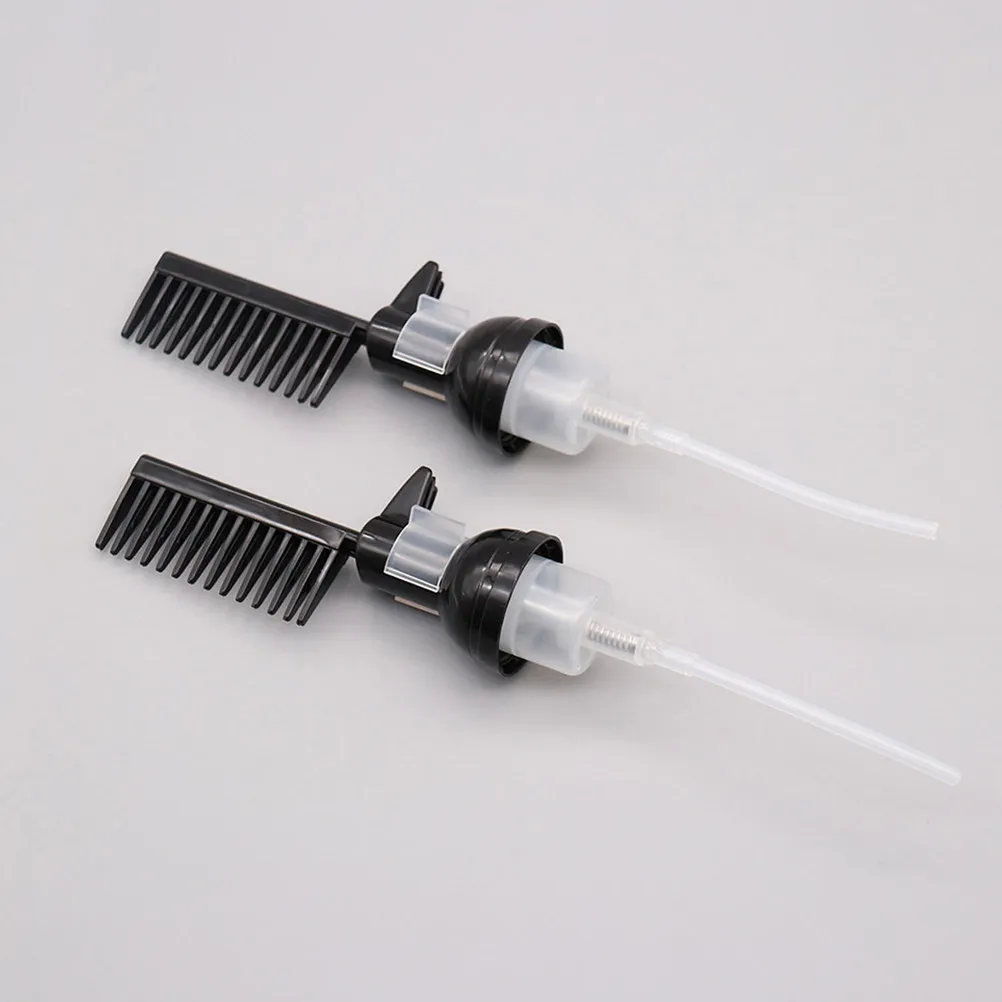 

2Pcs Root Comb Applicator Bottles Leak Proof Design for Easy Hair Color Filling Smooth Surface No Skin Irritation Ideal for DIY