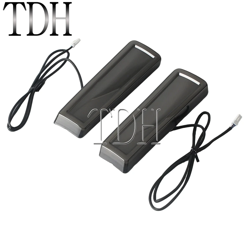 Motorcycle LED Rear Saddlebag Filler Brake Light Running Accent Insert Support Lamp For Harley Touring Street Road Glide King