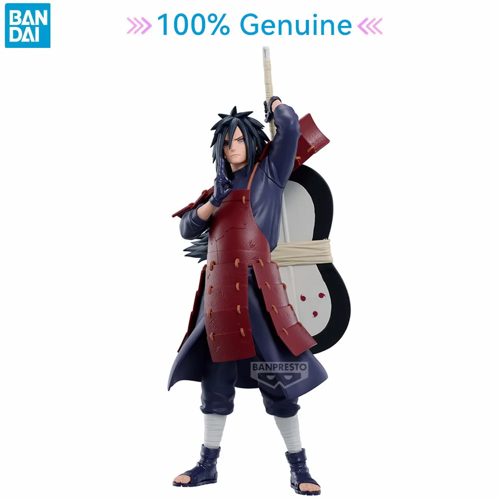 

Genuine Bandai Spirits Naruto Shippuuden Anime Uchiha Madara PVC Action Figure Banpresto Naruto Model Figurine Toys Gift