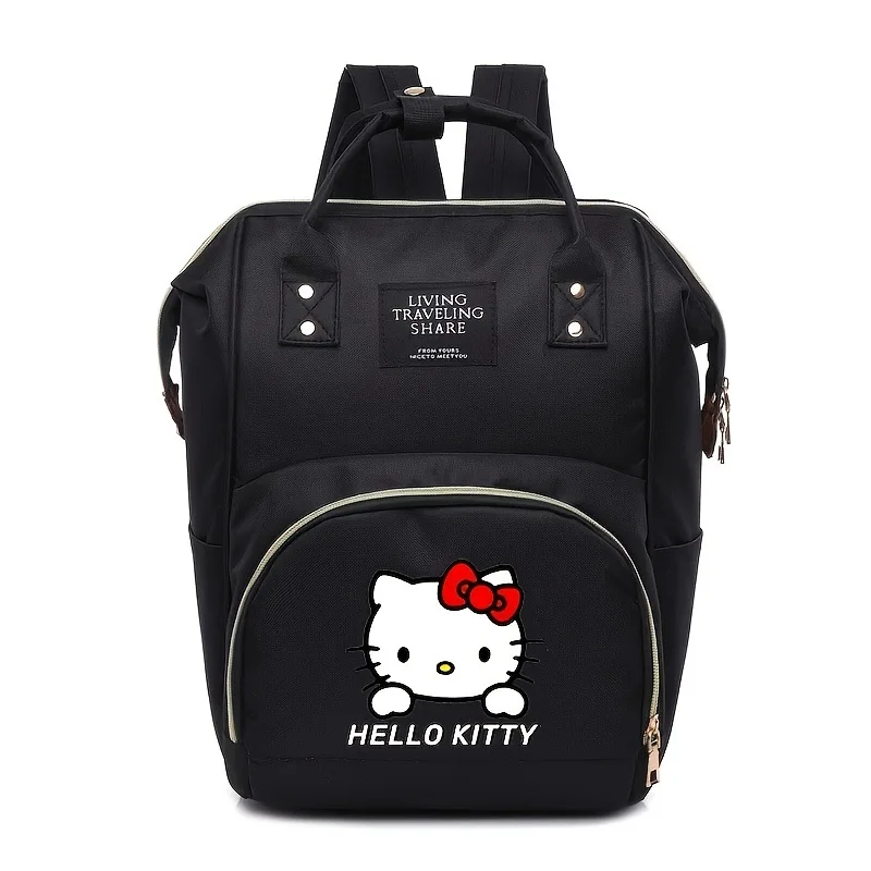 

HelloKitty Mommy Bag Cartoon Printed Large Capacity Backpack Lightweight Fashion Backpack for Women