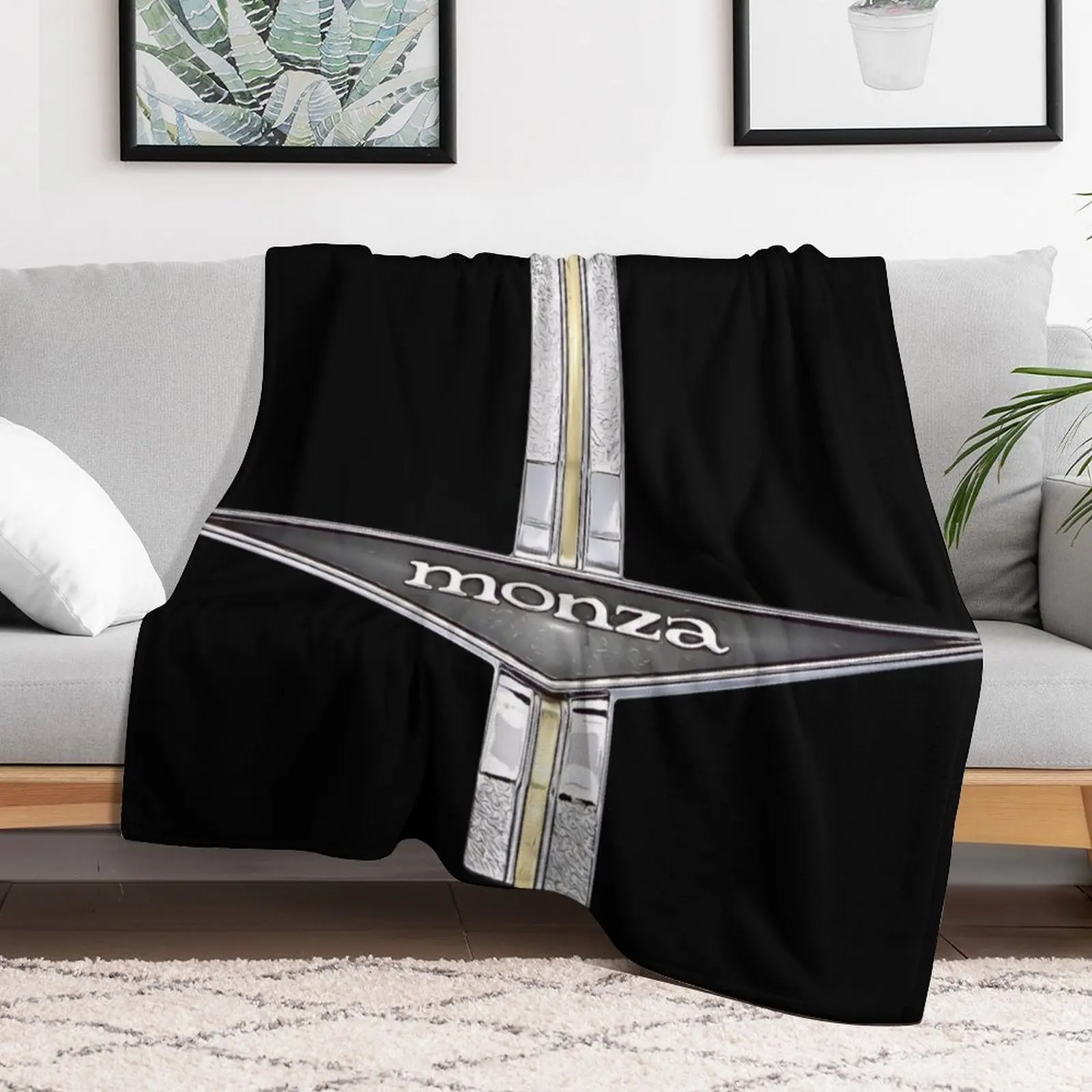 

Corvair Monza Emblem Throw Blanket Sofa Quilt Giant Sofa For Baby Large Blankets