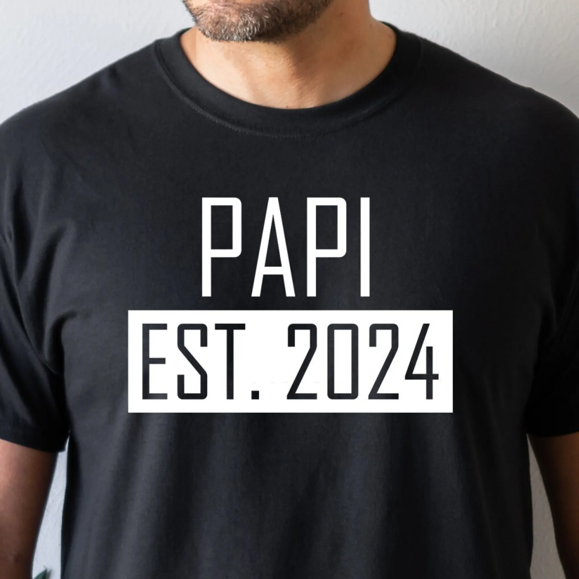 Papi Shirt,Papi Gift,Papi 2024 T Shirt,Gift for Papi,Papi Fathers Day,Fathers Day Shirt,Custom Papi Shirt,Personalized Shirt