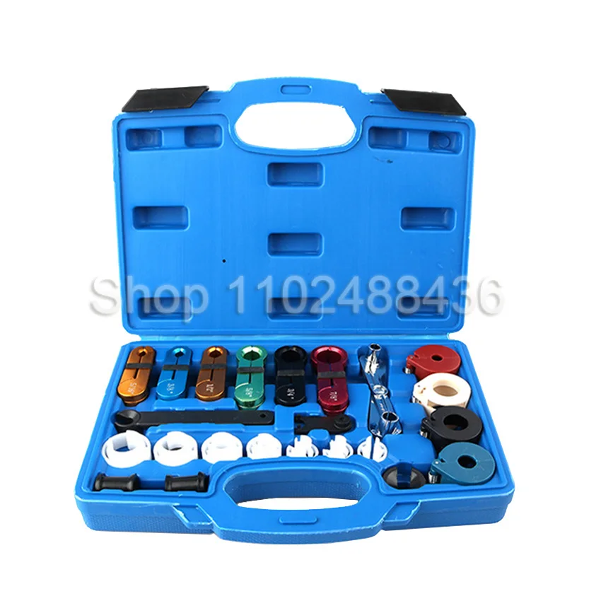 

Automotive Oil Cooler AC Hose Fuel Lines Disconnect Tool Set 22pcs Fuel & Air Conditioning Disconnection Tool Kit