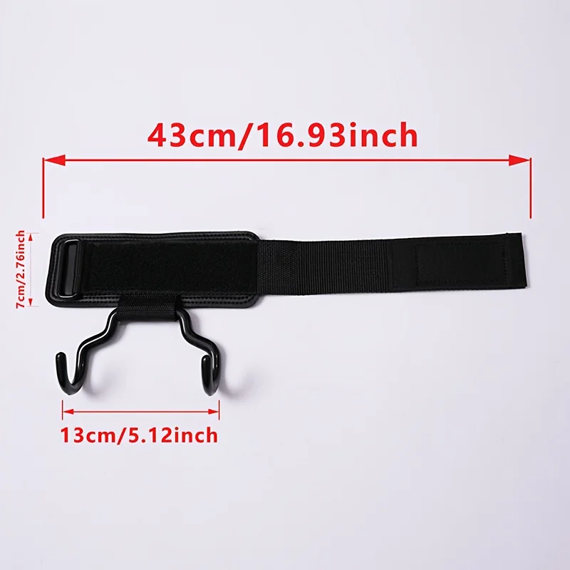 2pcs Weightlifting Hooks (Pair), Anti-Slip Rubber Coated Grip, Lift Barbell, Dead Buckle Chin Pulling Force Increase Fitness Str