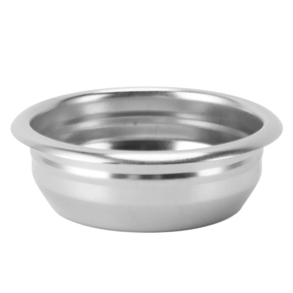 2pcs set Stainless Steel Coffee Portafilter Basket 2 Cups Capacity 58mm Coffee Filter Basket Single Layer Structure