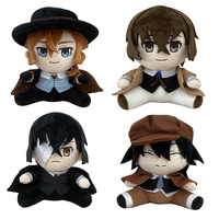 Anime Bungou Stray Dogs Plush Toy Edogawa Rampo Nakahara Dazai Osamu Plush Doll Cosplay Character Cute Soft Stuffed Pillow 20cm