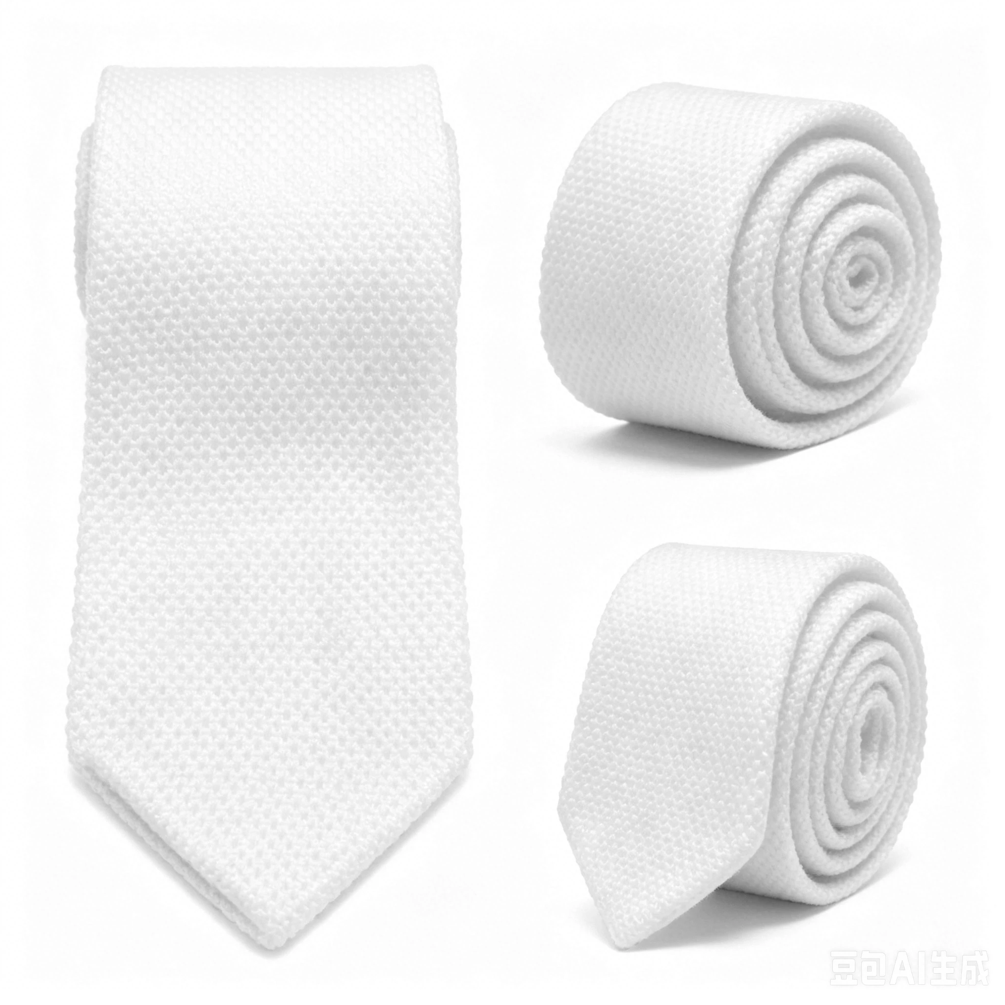 Herren Einfarbige Strickkrawatte Neuer Stil Mode 8cm Strickkrawatte Reine Baumwolle Herrenkrawatte Business Hochzeit Krawatte Accessoires Geschenk – Detail 4