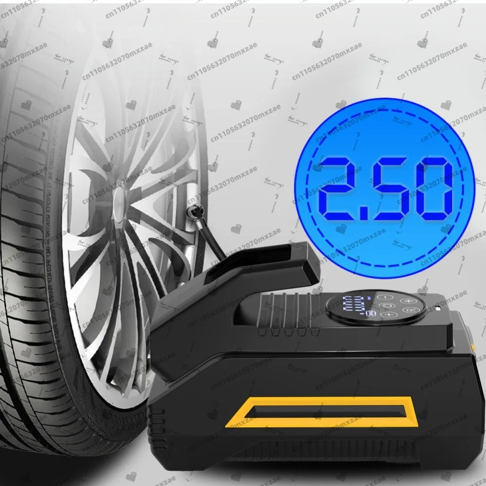 

Rapid Inflation Air Compressor 120W 150PSI, Portable Wireless Pump for Car Tires, Motorcycle, Bike, Boat, Balls
