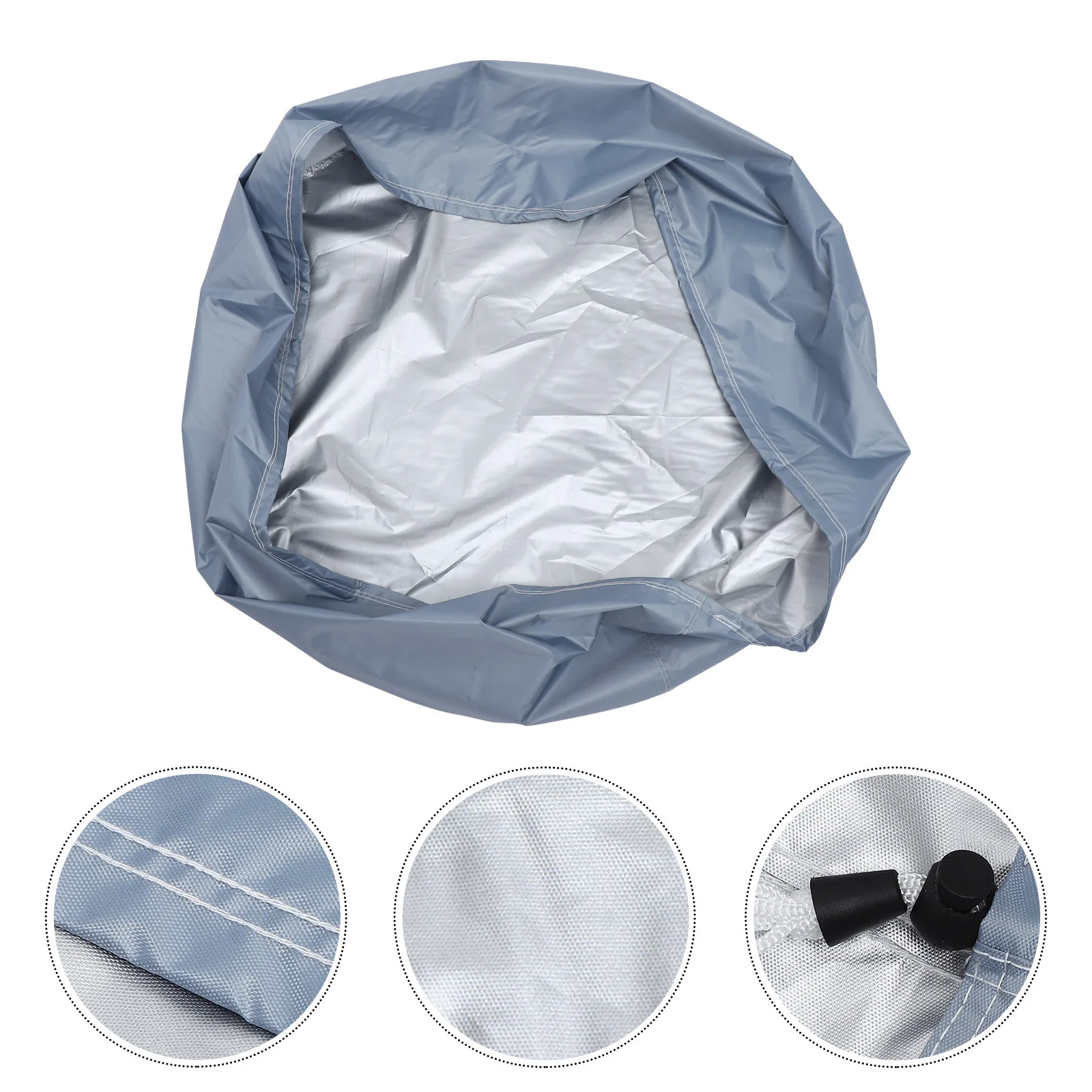 プレミアムオックスフォード布製の丸型プールカバー 防水 防塵 紫外線防止 屋外屋内浴槽スイミングプール用