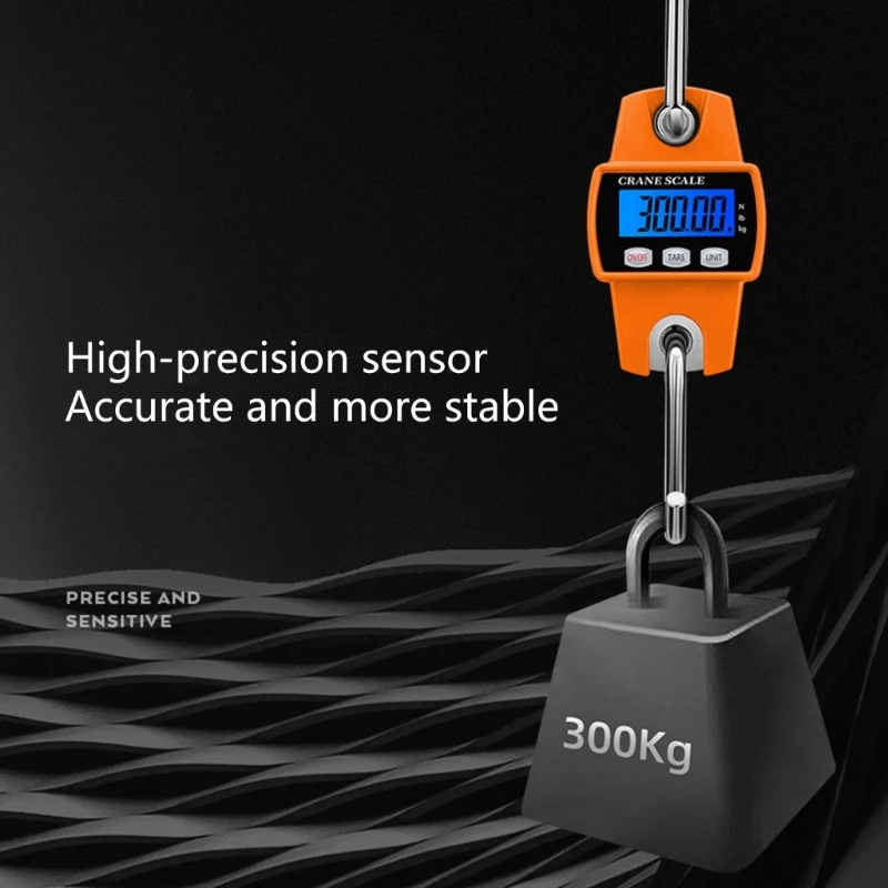Imagem -03 - Balança de Guindaste 300kg 660lb de Pesagem Digital Industrial Suspensa Balança de Gancho Dropship