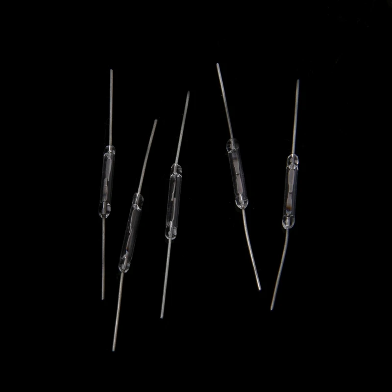 10 Pcs 2x14mm Reed Switch Normally Open Magnetic Induction Switch Electromagneti DropShipping