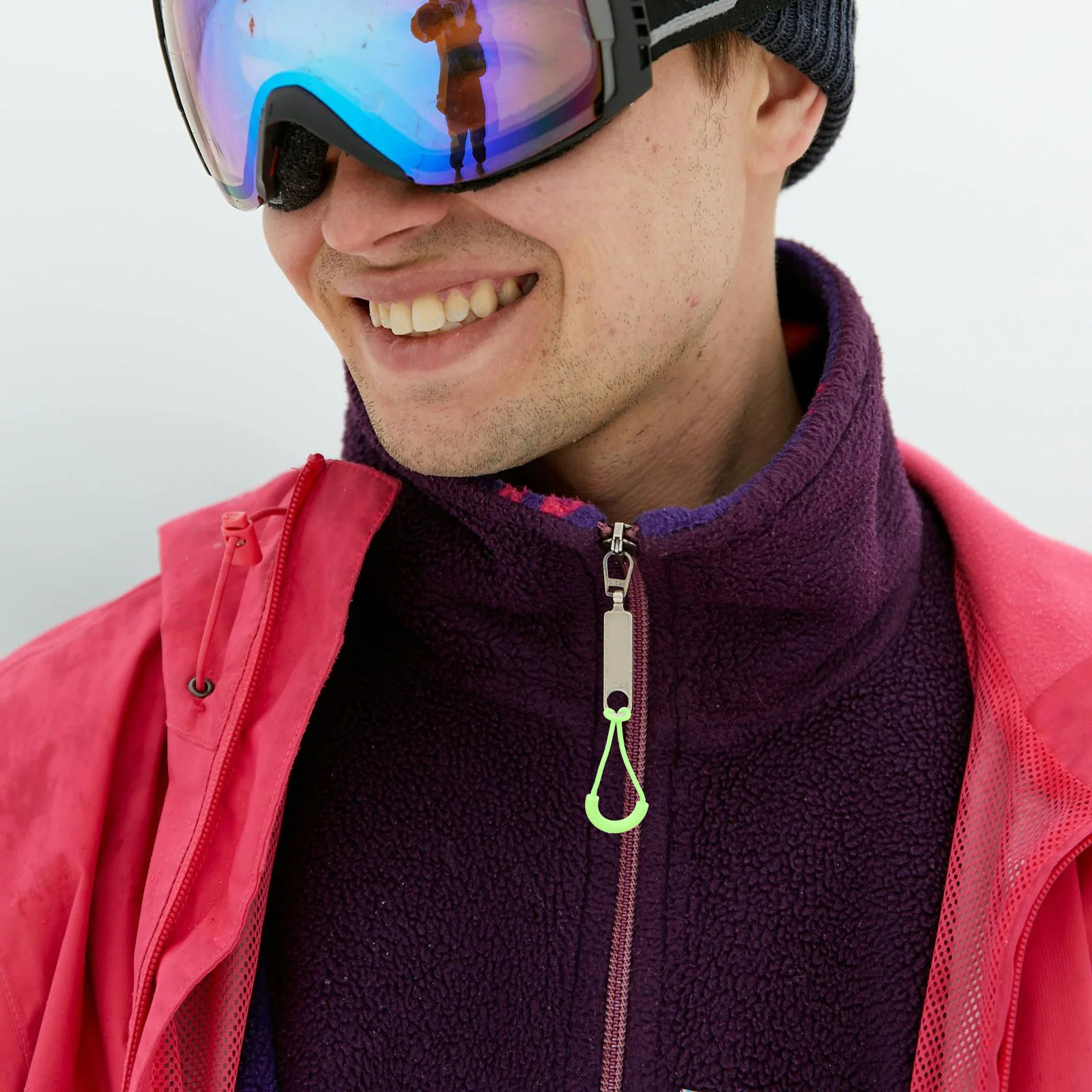 

Zipper Pulls Rope for Bags Jackets Coats DIY Craft Accessories 100 Pieces Colorful Plastic Zip Puller Replacement for Clothes