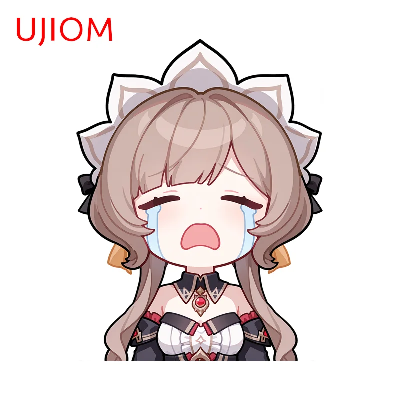 UJIOM Genshin Impact Cartoon Girl Meme Wall Stickers Anime Peripheral Light Switch Laptop Decal Fashion High Quality Wallpapers