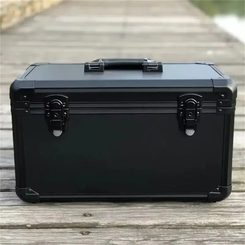 AEE4-Large Aluminum Alloy Toolbox Through Machine Aluminum Alloy Storage Box Equipment Aircraft Model Packing Box