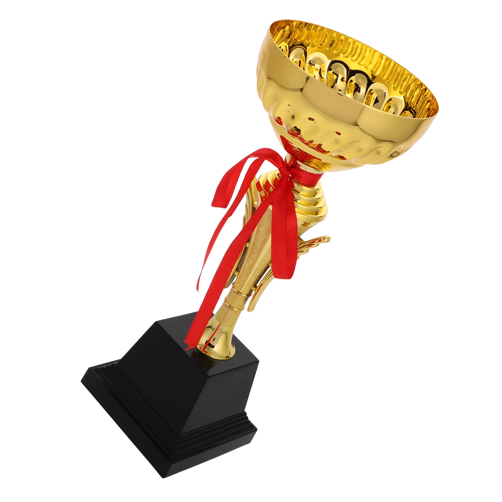 

Sports Trophy Football Golden Award Ceremony Plastic Premium Quality Metal Soccer Event Trophies Versatile Use Honor Recognition
