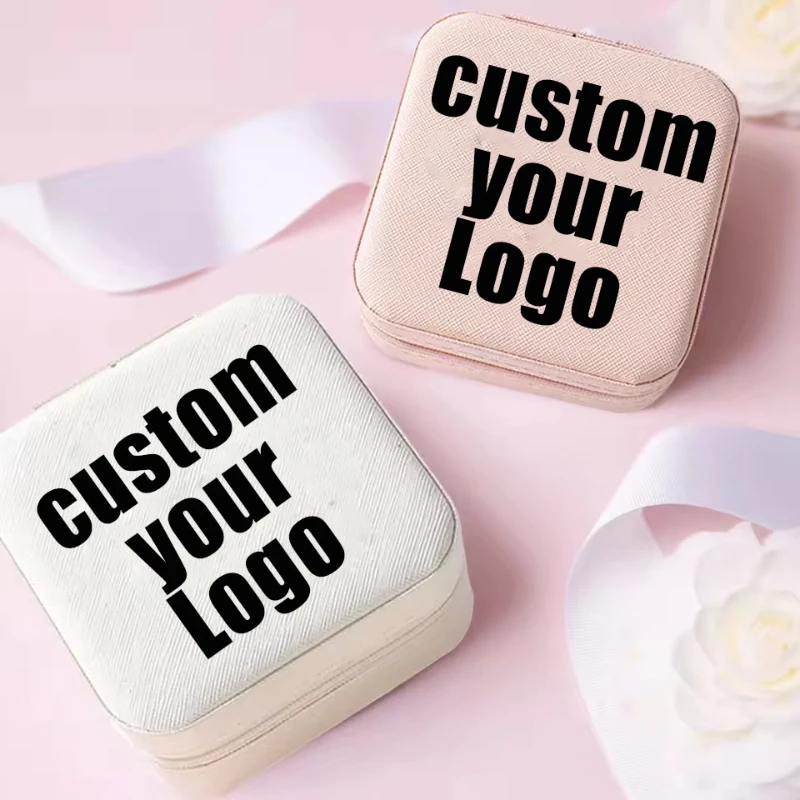 

Шкатулка для драгоценностей с логотипом на заказ, подарочный футляр для ювелирных изделий на заказ с именем, предложение подружки невесты, рождественский праздничный подарок, индивидуальная шкатулка на день рождения