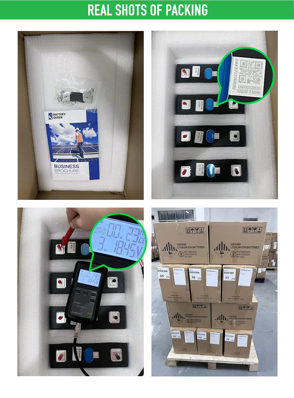 Батарея EVE 230AH Lifepo4, батарея 12В 24В 48В, аккумуляторные батареи класса А для солнечного зарядного устройства, бесплатная доставка, в наличии в ЕС