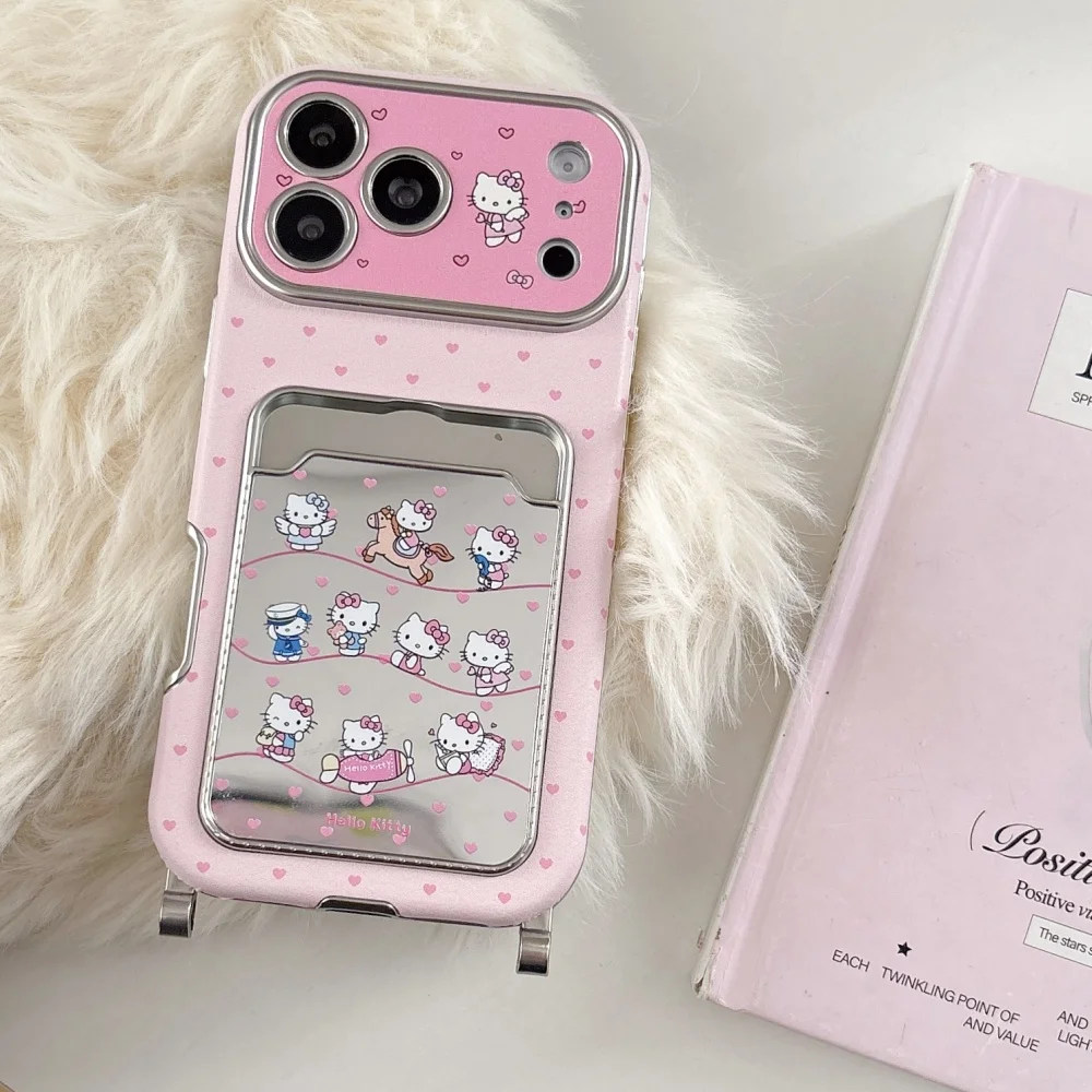 Luxury Cute Horseback Riding KT Is Suitable For Apple 17 Pro Max Phone Case 17 Air 16 Pro 15 14 Pro Max Shockproof Phone Case view 3