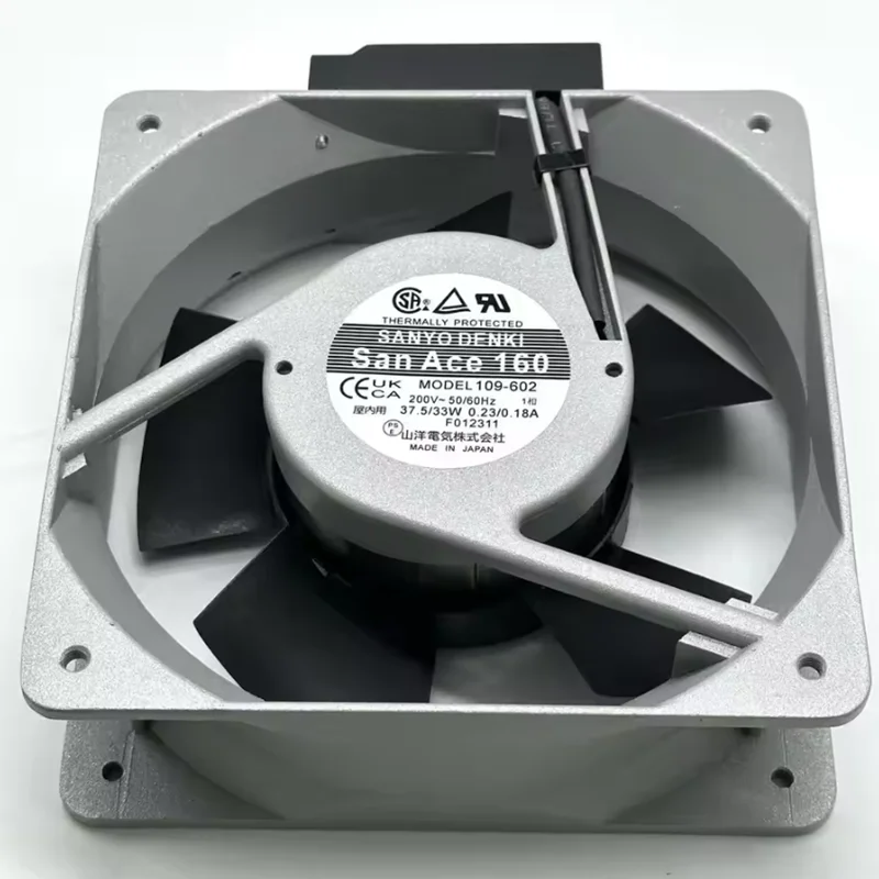 

SANYO DENKI 109-602 AC 200V 0.23/0.18A 160X160X50Mm Server Cooling Fan