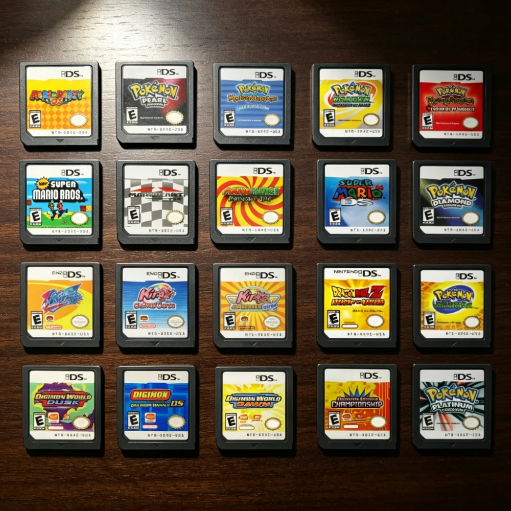22 Styles DS Game Cartridge All Series USA English Version Compatible NDS 3DS 2DS Retro Collectible Game Card