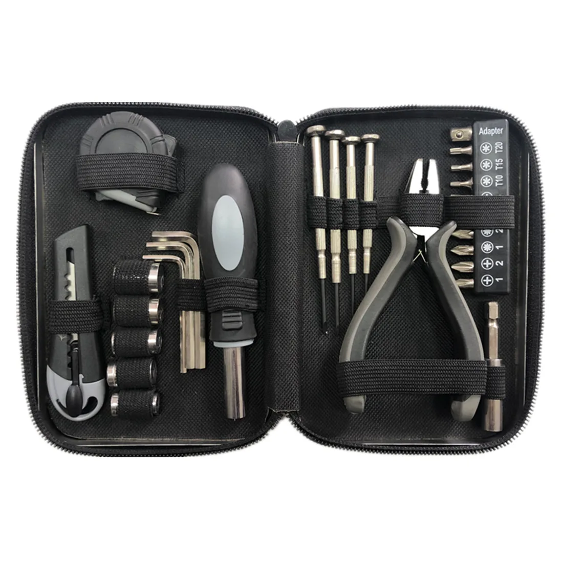 Tinplate box Hardware tool set Tool set 27-piece set Tool iron box Repair Kit Hand Tools Home DIY Maintenance Portable
