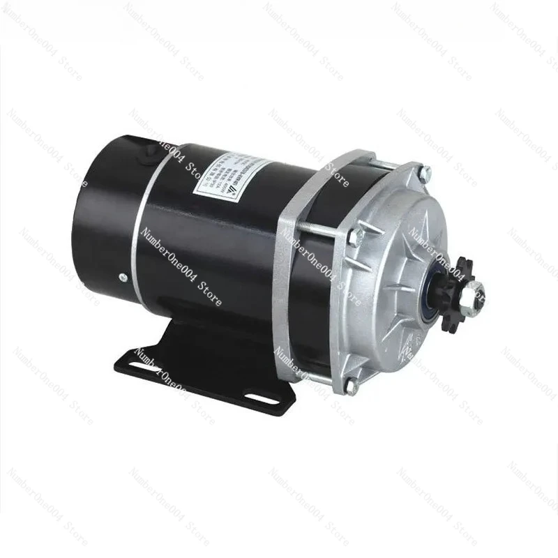 Copper core permanent magnet DC brushed motor 24V/48V/36V mid-mounted high power 600/650/450