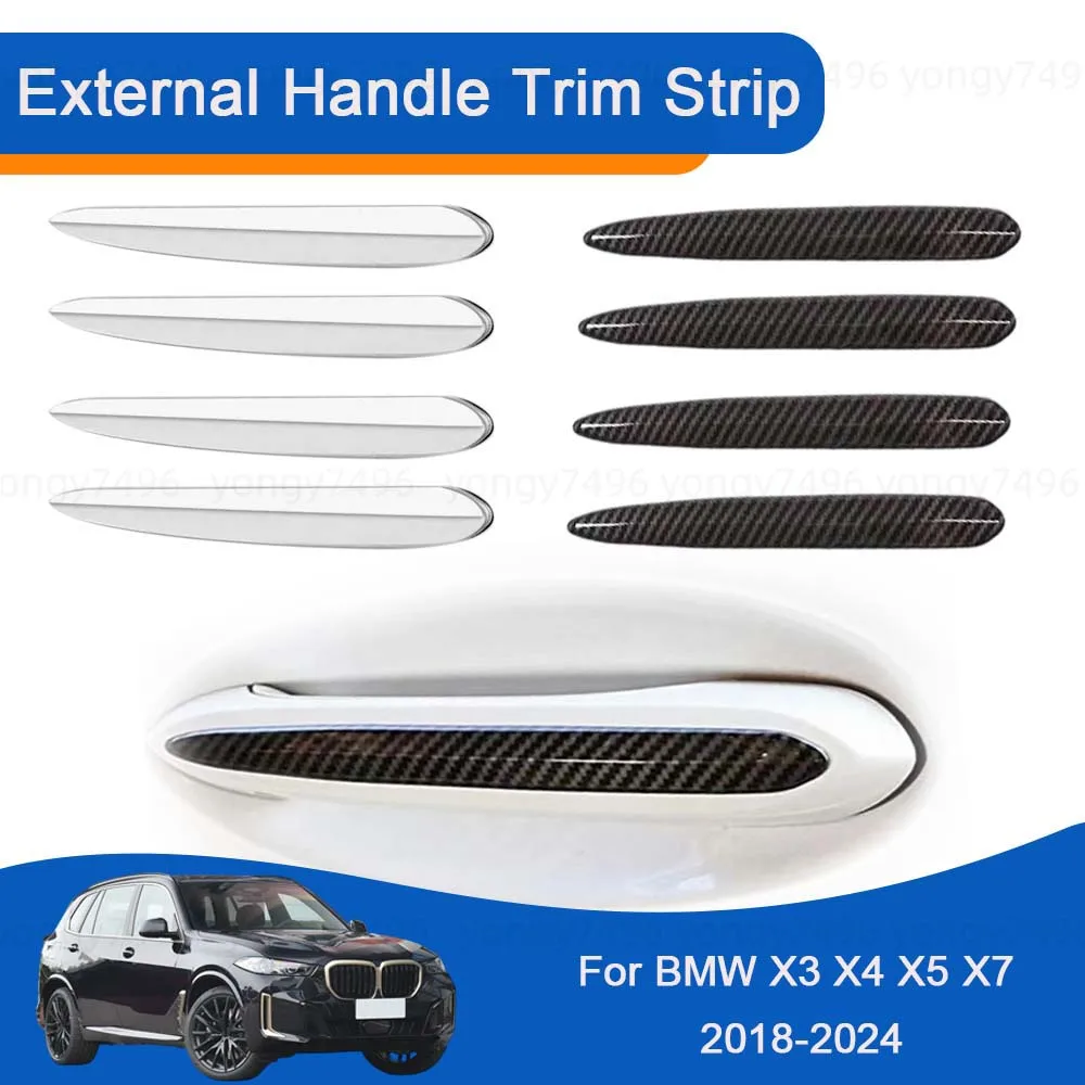 

Car Decoration External Handle Trim Strip For BMW X3 X4 X5 X7 2018-2024 Car Accessories Stickers Styling Upgrade Modify A Car