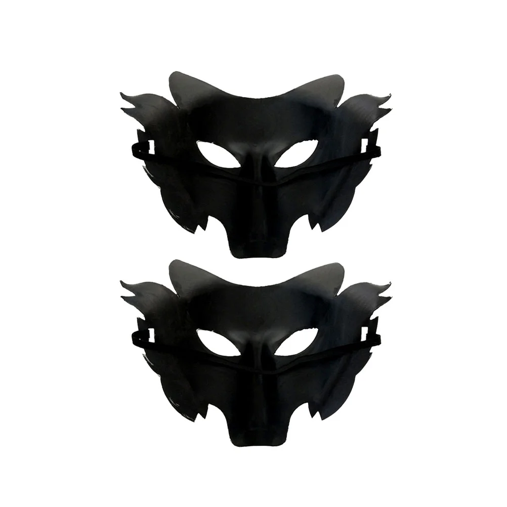 4 Pcs Halloween Event Mask Cosplay Wolf Realistic Animal Attractive Accessory Vivid