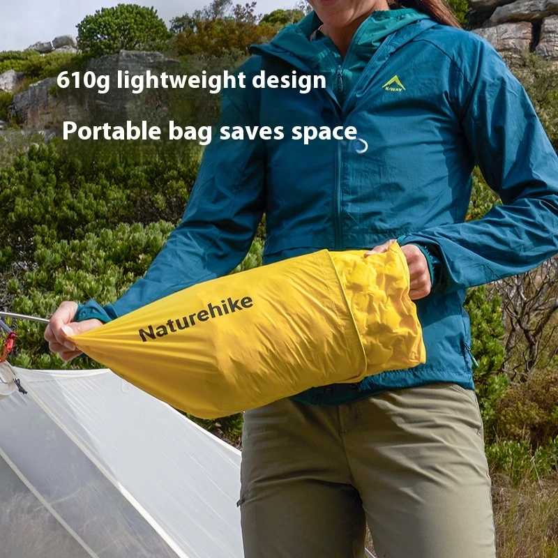 Naturehike-colchón de aire autoinflable R3.6, colchoneta para dormir ultraligera para senderismo, colchoneta inflable automática, cama de Picnic portátil para acampar