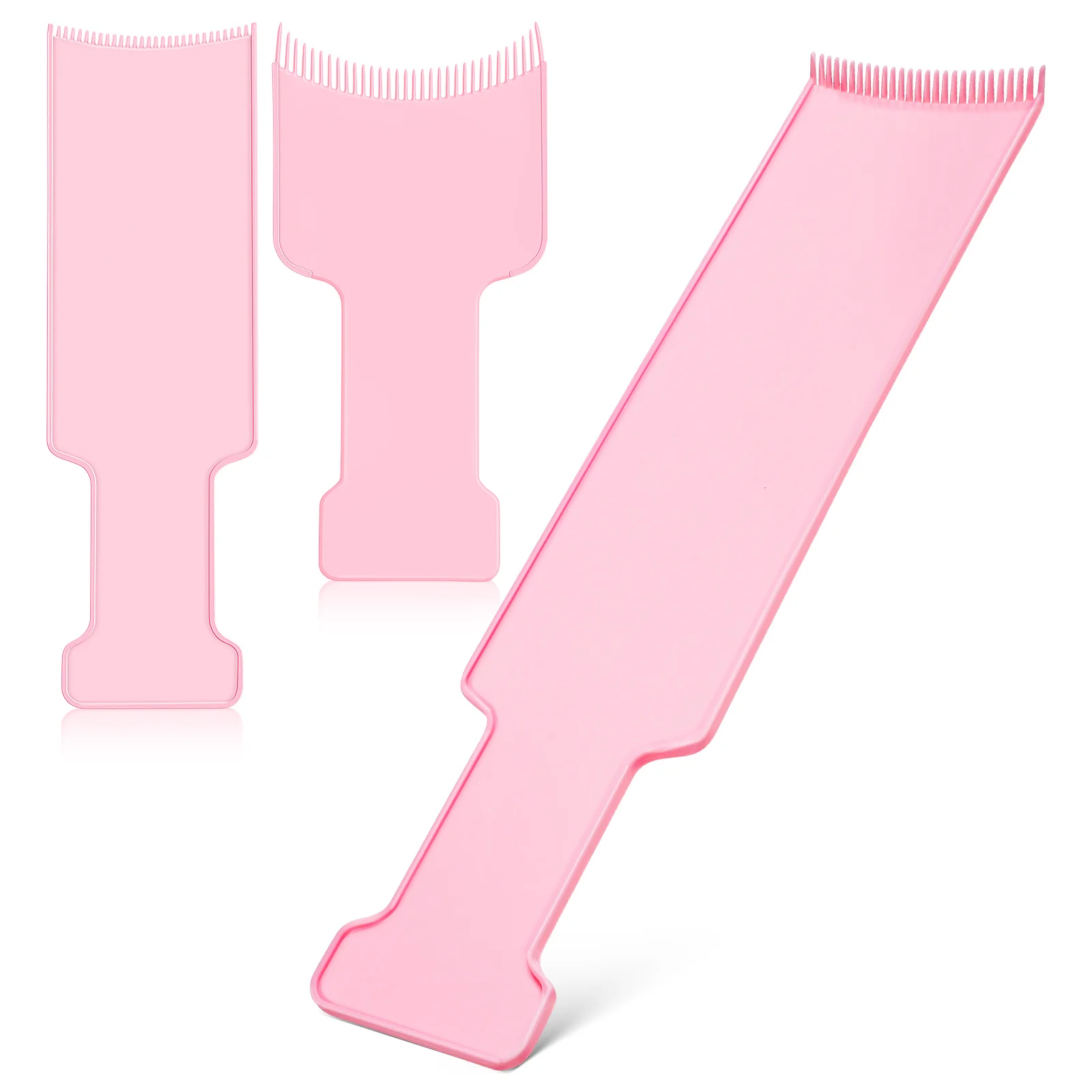 

3 Pcs Teeth Dye Highlighting Coloring Tools Comb for Hair Styling Hair Color Board Barber Shop Tools Coloring