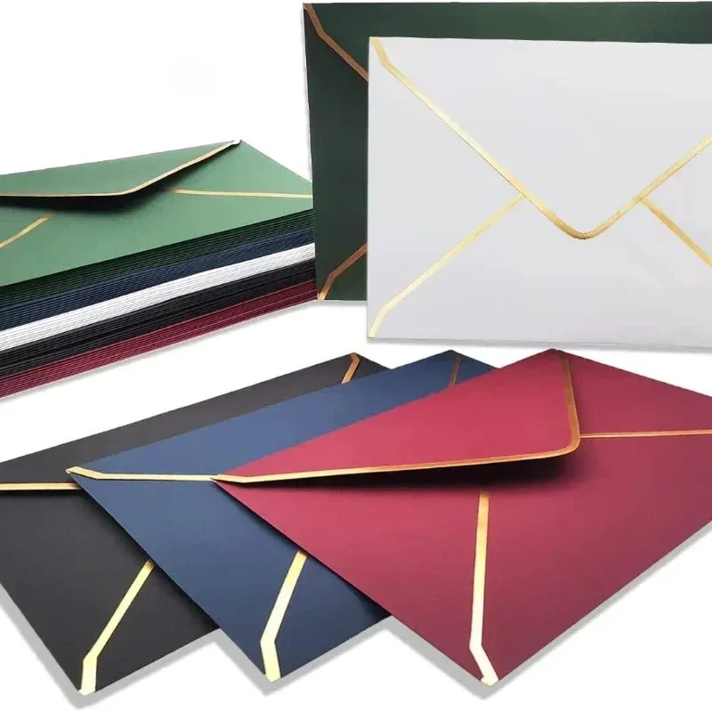 

10 Pieces/Pack of Vintage Phnom Penh Western Envelopes Wedding Party Invitation Greeting Cards Gift