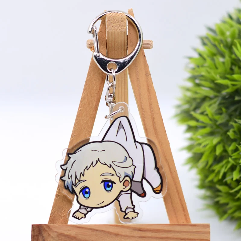 Neverland Anime Keychain 6 Styles Arcylic Cartoon Figures Keyrings Kawaii Accessories