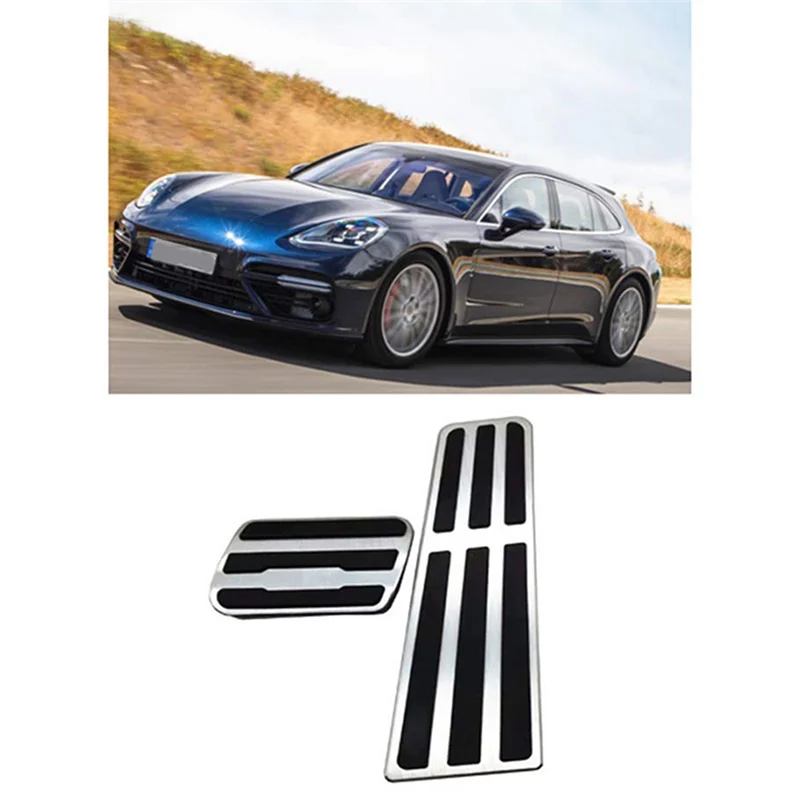 Nakładki na pedały gazu i hamulca antypoślizgowe akcesoria części zamienne do 718 911 Panamera Taycan Boxster Cayman 987 981-N2