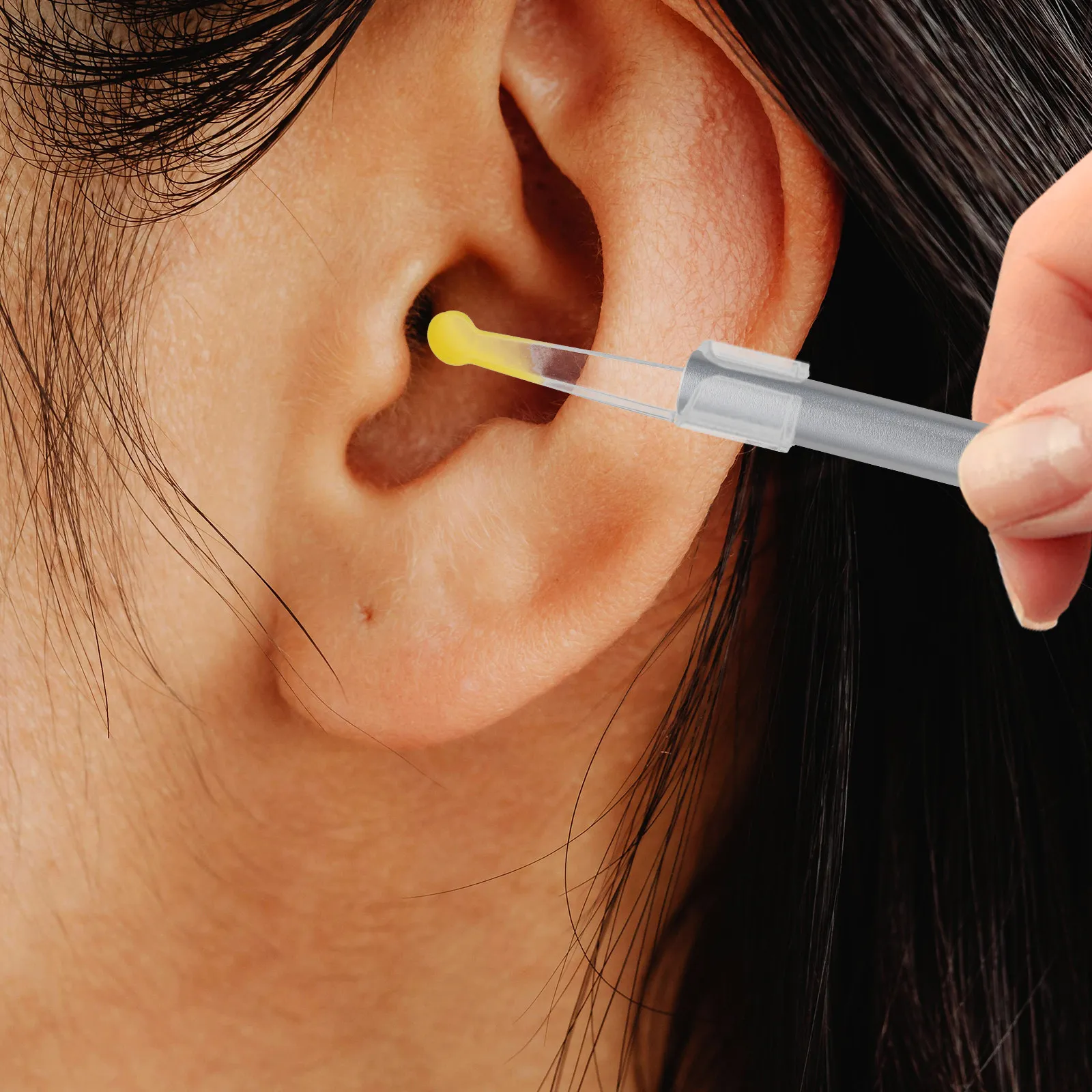 

8Pcs Visual Ear Spoon Tips Replaceable PP Ear Cleaning Supplies for Safe Earwax Removal with Camera Compact Design Home Use