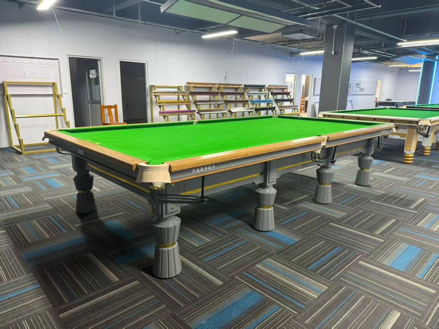 2026 Factory Wholesale Full Size British Snooker Billiard Table Slate Top Steel Library Luxury Design for High-end Leisure Club