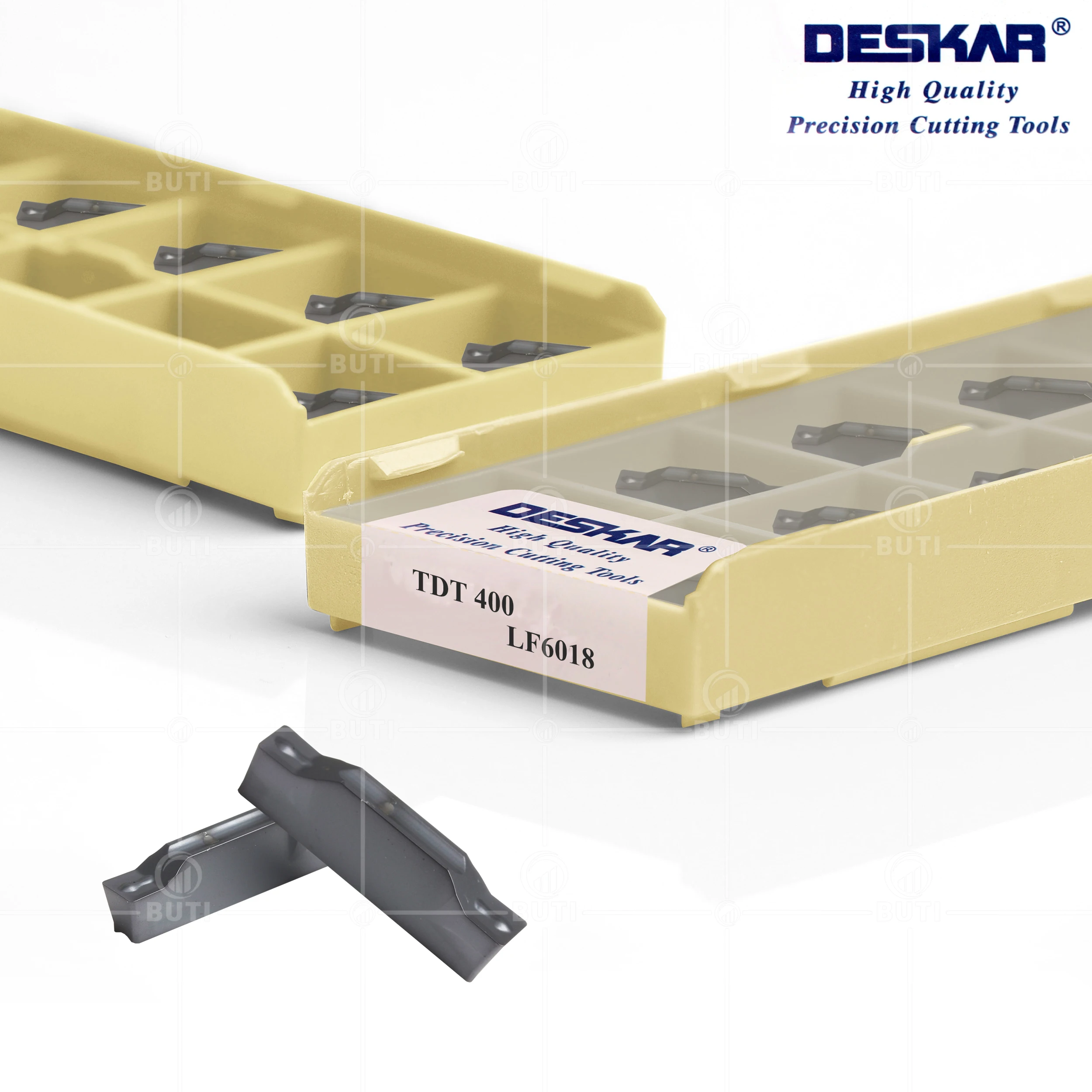 

DESKAR 100% Original TDT200 TDT300 TDT400 Carbide Inserts Grooving Blades Parting Off CNC Lathe Slot Tools for Stainless Steel