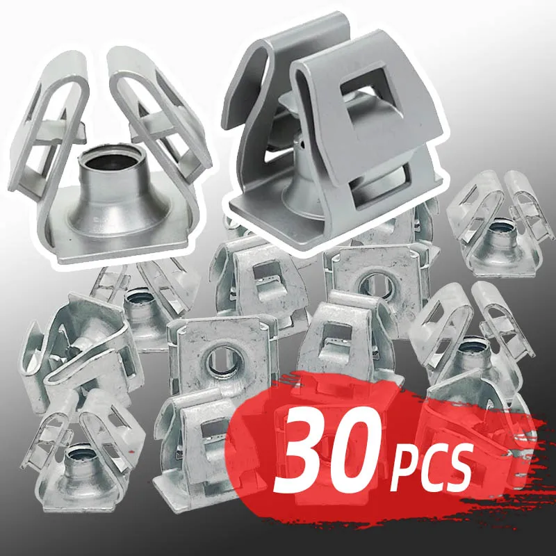 Car Push Nut Lower Cover Retainer Nut Metal Fasteners Clips For Automobile Jeep Chrysler GM Pacifica 6510197AA