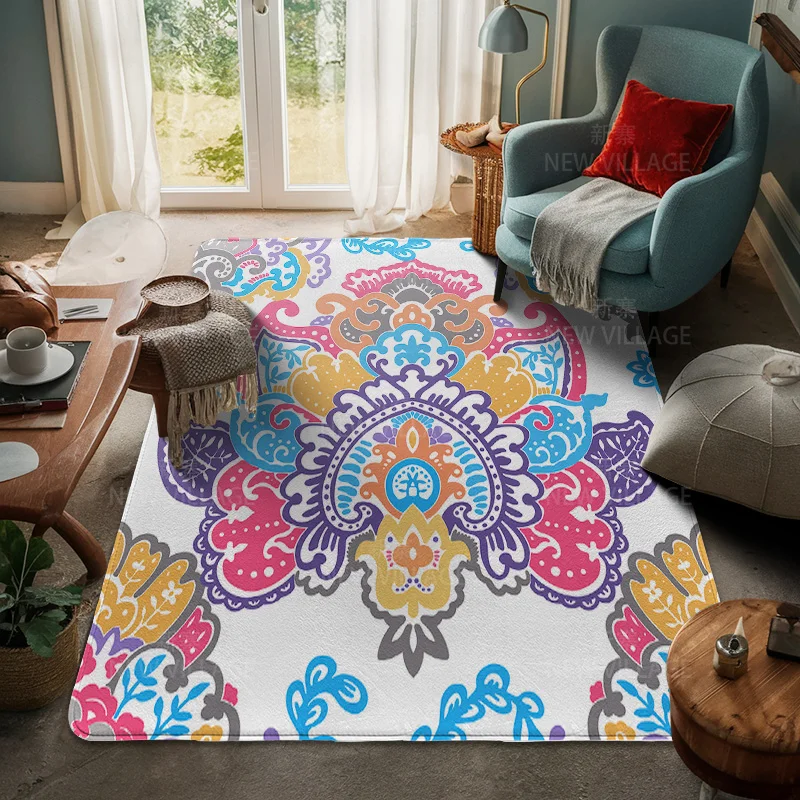 House entrance carpet Home door mat Room Bath Foot bathroom non-slip Kitchen water absorption rugs Modern Nordic geometric view 3