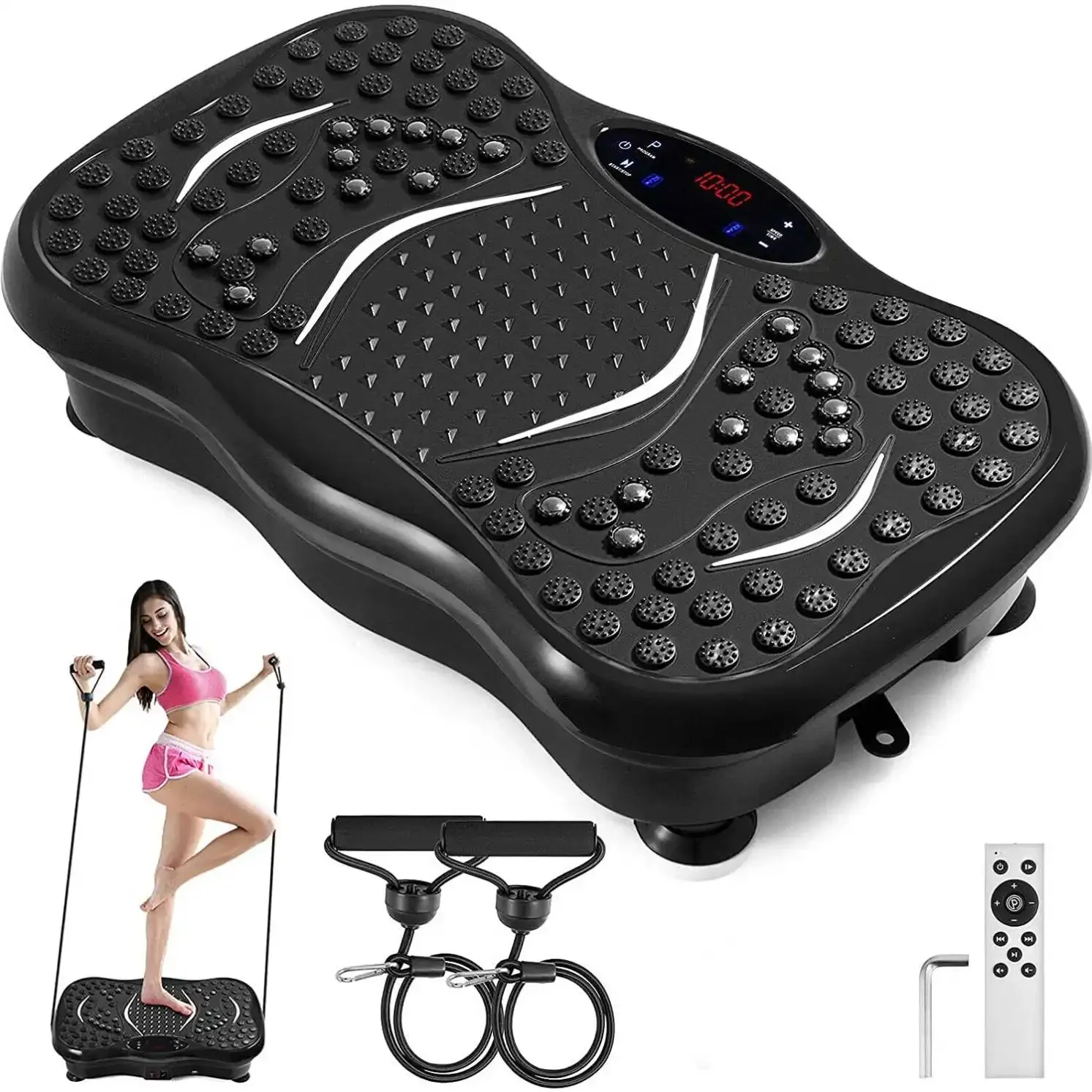 Vibration Platform Plate Whole Body Massager Machine Slim Exercise Fitness Customizable