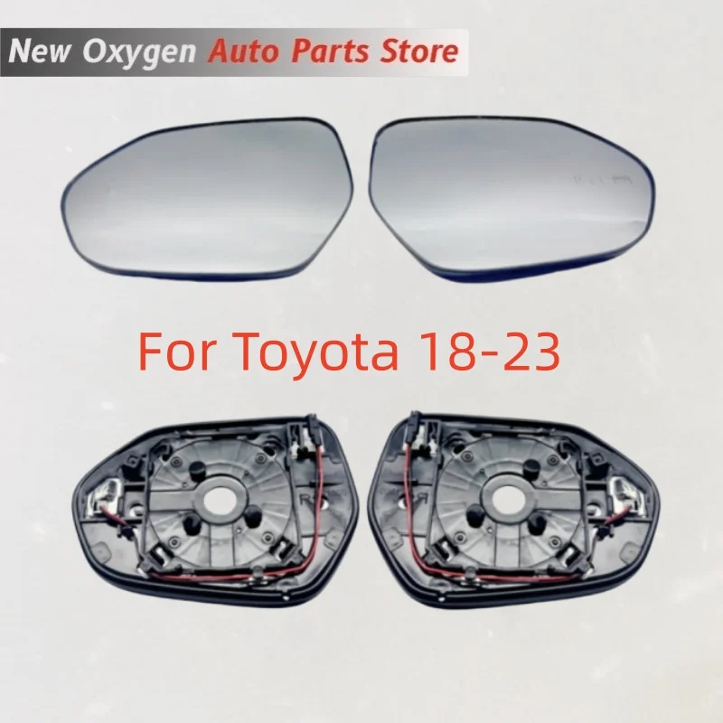 For Toyota 18-23 Camry Asian Dragon Rearview Mirror Lens with Blind Spot Assist 87902-3320