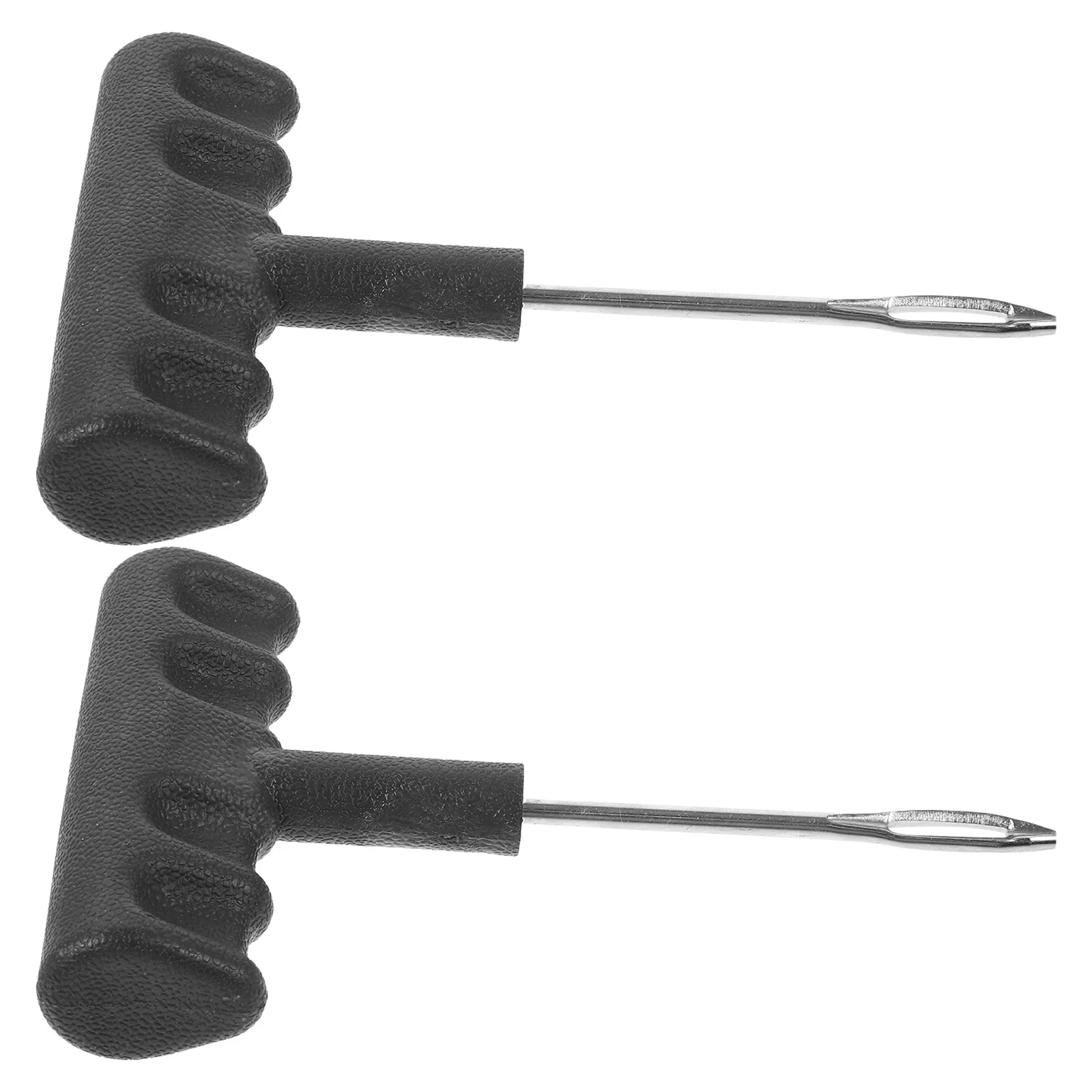 

2Pcs Tire Plug Repair Tool Metal T-Handle Heavy Duty Flat Tire Repair Tool for Car Atv Motorcycle Truck Car Accessory