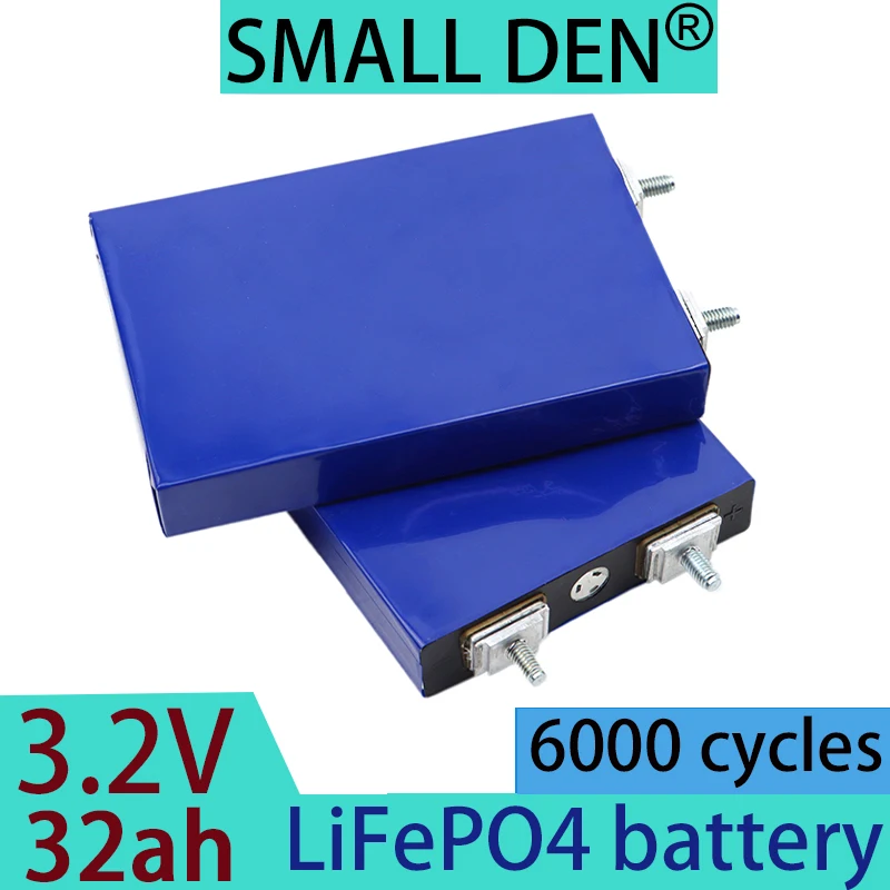 3.2V 32Ah new LiFePO4 battery pack 3C high-power DIY 12V 24V 36V 48V electric boat motorcycle inverter car motor battery