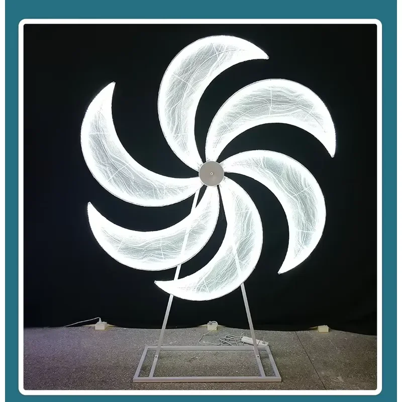 Wedding Props Electric Windmill Light Series High-quality Wedding Rotating Ferris Wheel Ornaments Decorative Layout.