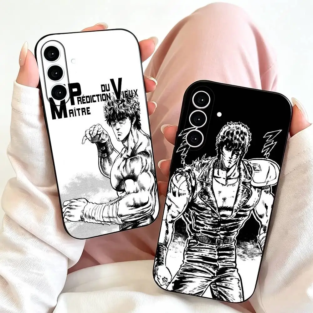 Fist of the North Star Hot Manga  Phone Case Black Silicone Soft For Samsung Galaxy A73,A72,A71,A70,A53,A52,A51