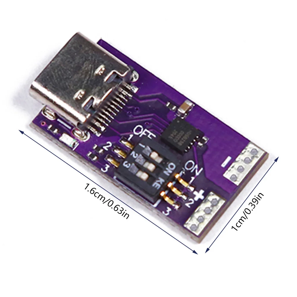 DC5V-20V 5a Dc Spanning Geen Lastype-C Dc Laptop Motor Led Licht 100W Oplaadmodule Pd Snellader Lokaas Voeding